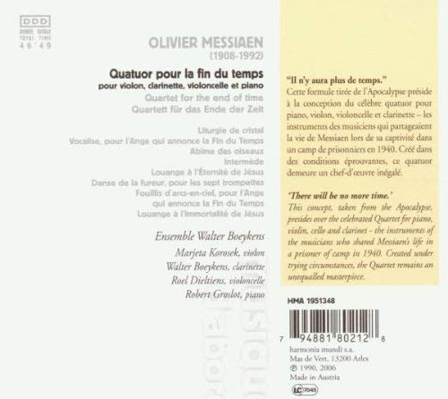 Messiaen:  Quatuor pour la fin du temps - slide-1