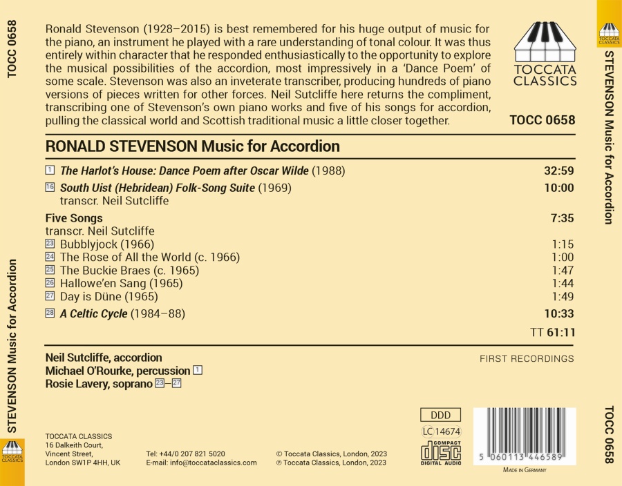 Stevenson: Music for Accordion - slide-1