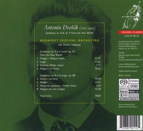 Dvořák: Symphony no. 9 ‘From the New World’ & Symphony no. 8 SACD - slide-1
