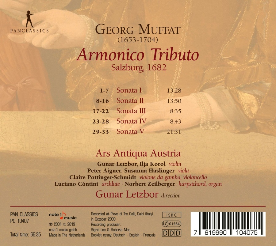 Muffat: Armonico Tributo - slide-1