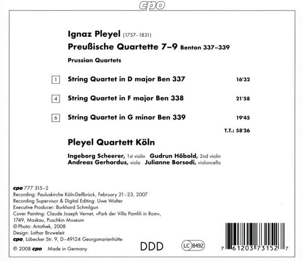 Pleyel: Preussische Quartette 7-9 - slide-1