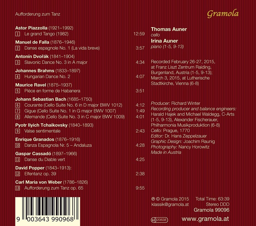 Aufforderung zum Tanz – Piazzolla; Falla; Dvorak; Brahms; Bach - slide-1