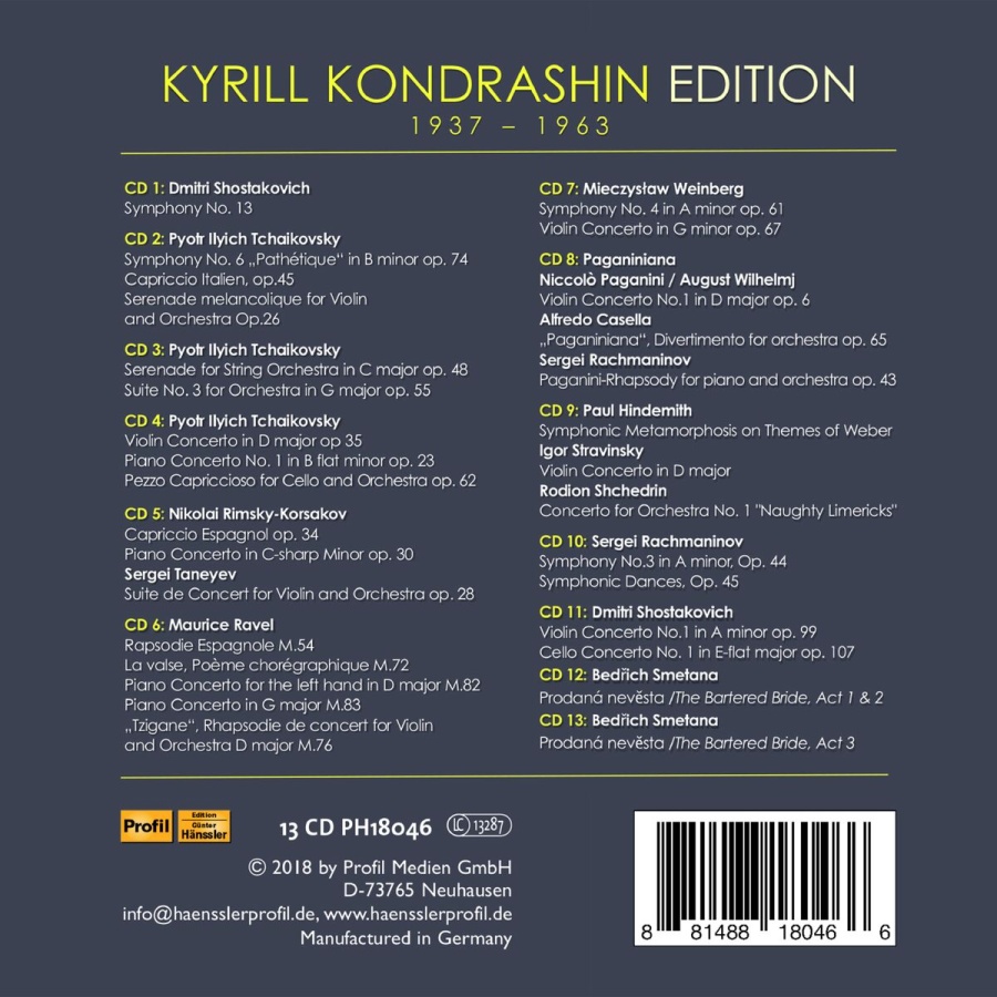 Kyrill Kondrashin Edition (1937-1963) - slide-1