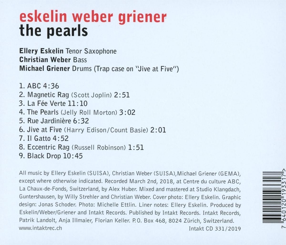 Eskelin/Weber/Griener: The Pearls - slide-1