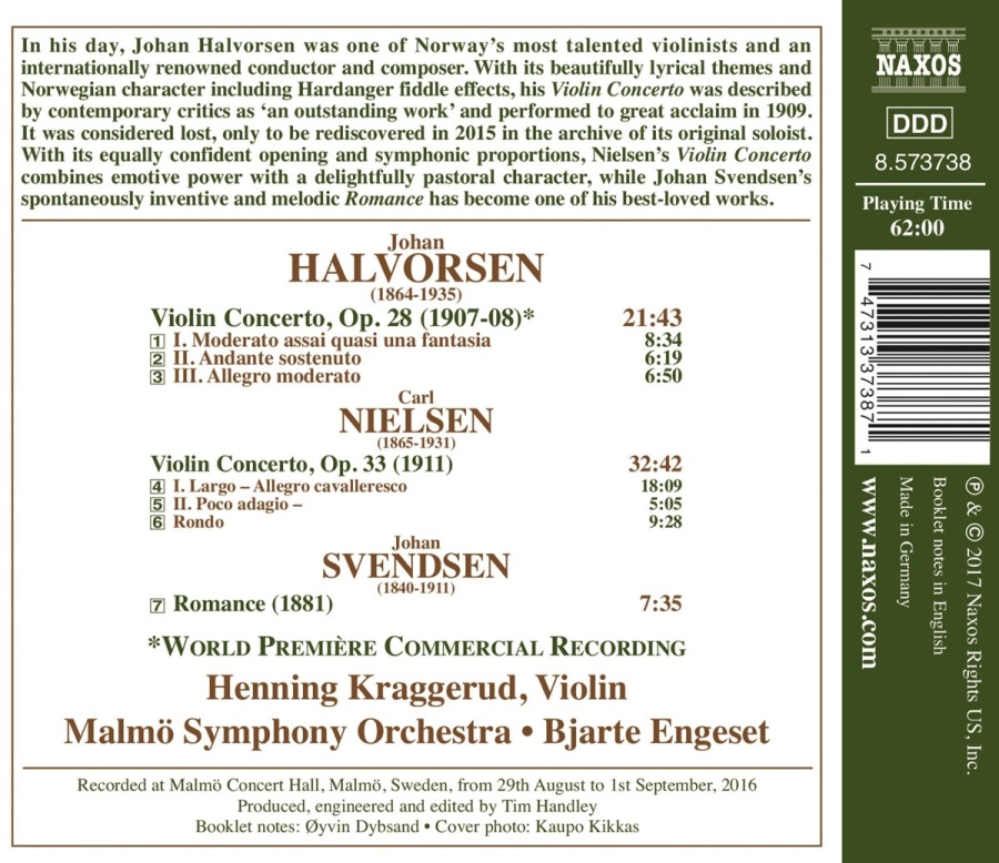 Halvorsen & Nielsen: Violin Concertos - slide-1