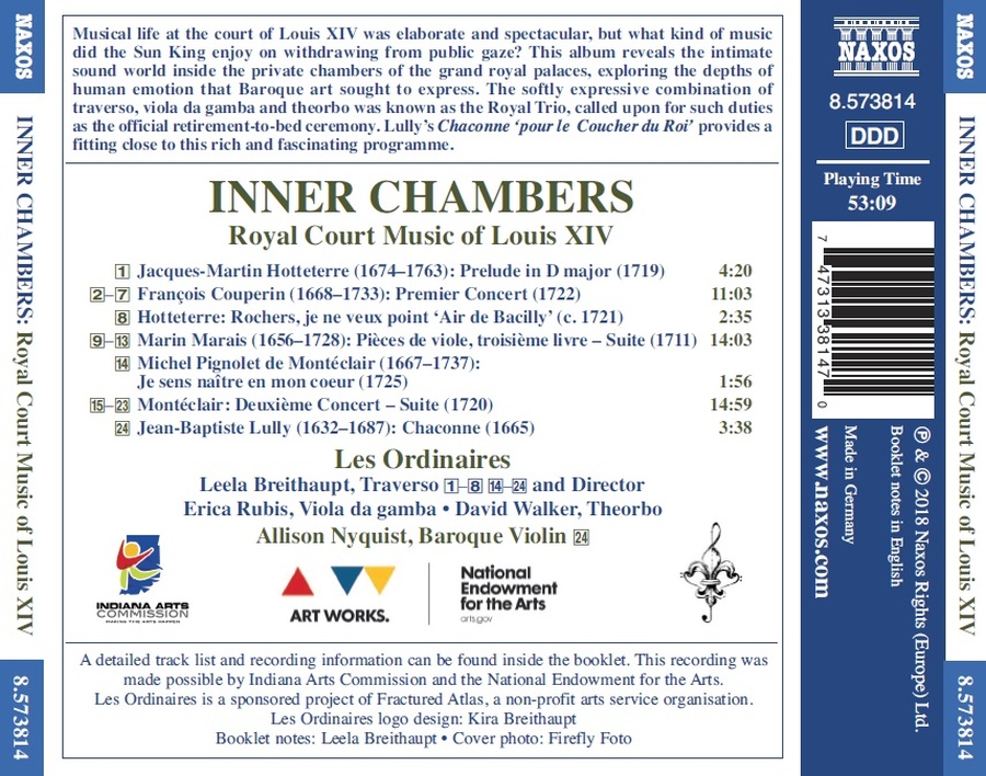 Inner Chambers - Royal Court Music of Louis XIV - slide-1