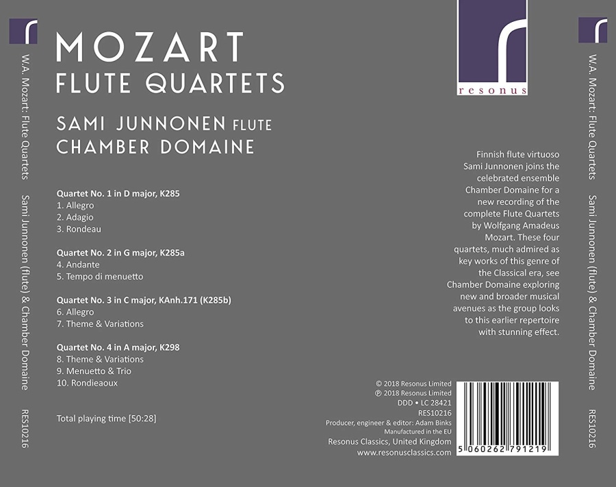 Mozart: Flute Quartets - slide-1