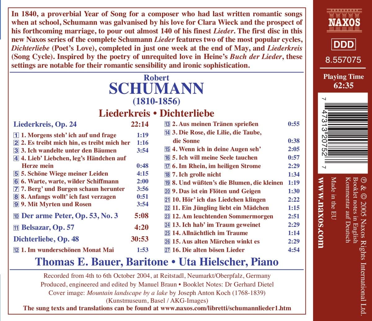 SCHUMANN: Liederkreis Op.24, Dichterlieb - slide-1