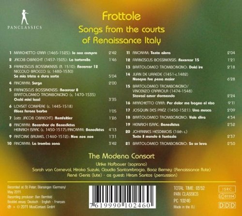 Frottole - pieśni z dworów renesansowych Włoch - slide-1
