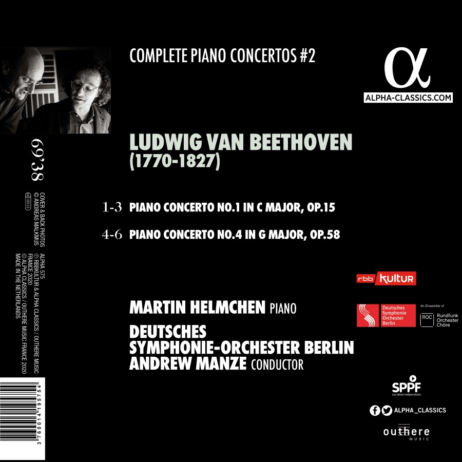 Beethoven: Piano Concertos 1 & 4 - slide-1