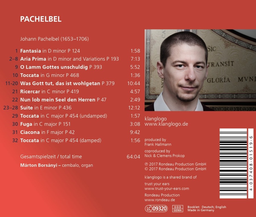 Pachelbel: Works for organ and harpsichord - slide-1