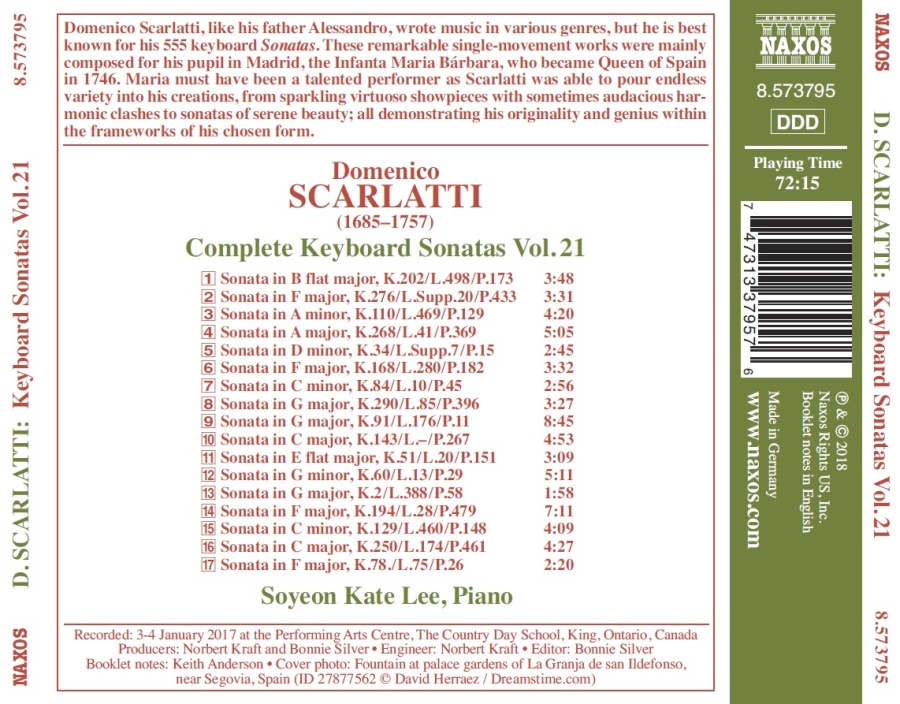 Scarlatti: Complete Keyboard Sonatas Vol. 21 - slide-1