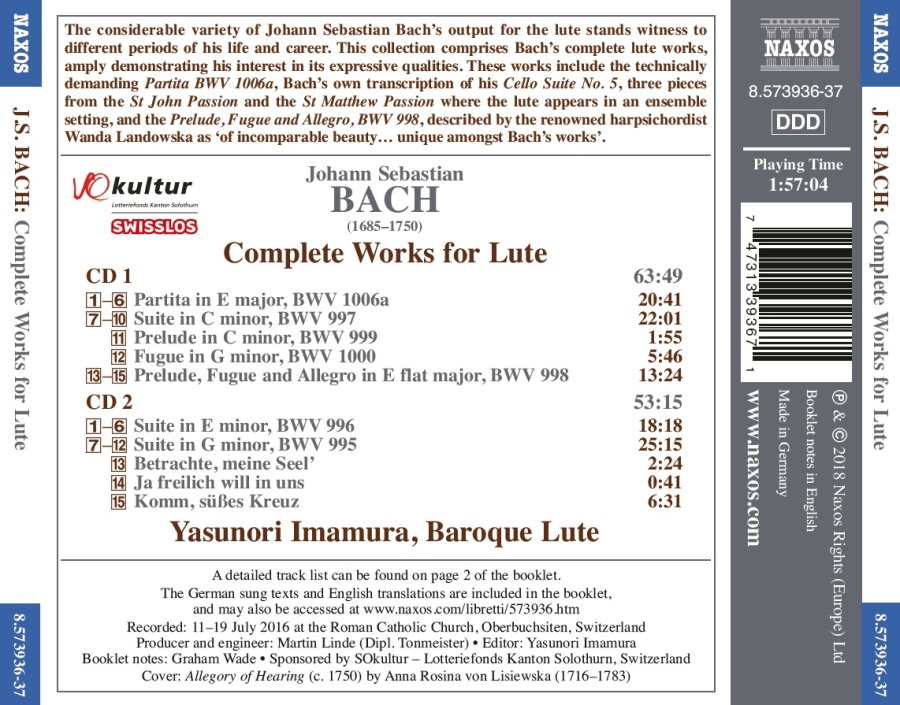 Bach: Complete Works for Lute - slide-1