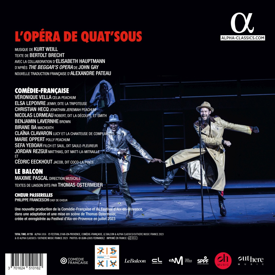 Weill, Brecht & Hauptmann: L'opéra de quat'sous (LP) - slide-1
