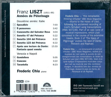 Liszt: Annees de Pelerinage - slide-1