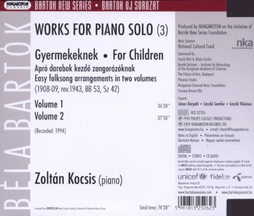 Bartok: Works for piano solo 3 - slide-1