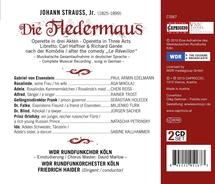 Strauss Johann: Die Fledermaus - slide-1