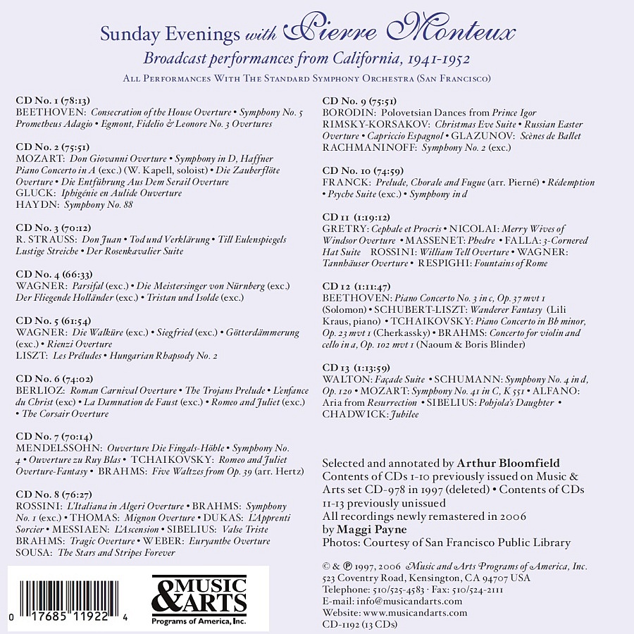 Sunday Evenings with Pierre Monteux - slide-1