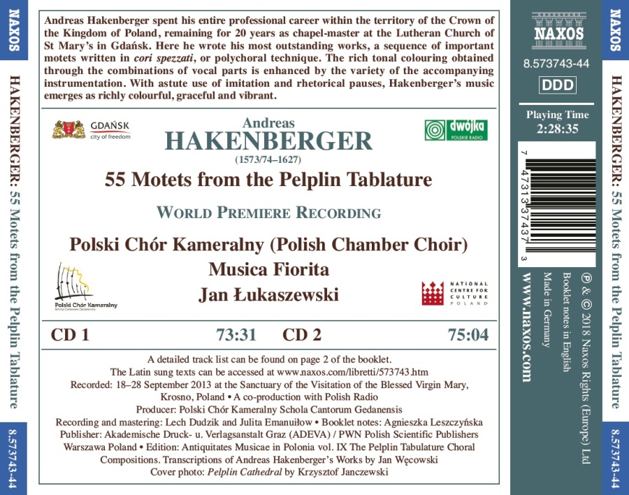 Hakenberger: 55 Motets from the Pelplin Tablature - slide-1