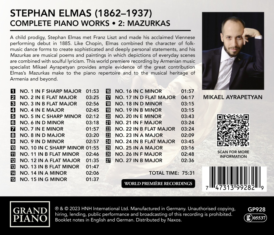 Elmas: Complete Piano Works Vol. 2 - slide-1