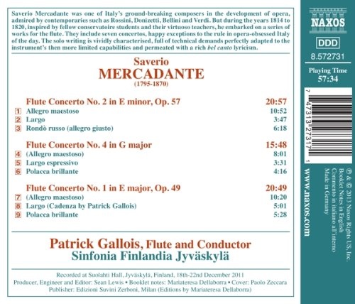 Mercadante: Flute Concertos Nos. 1, 2 & 4 - slide-1