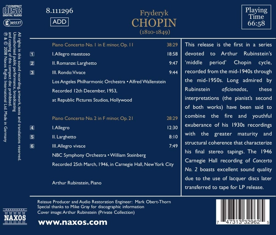 CHOPIN: Piano Concertos 1 & 2 - slide-1