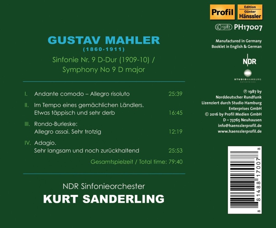 Mahler: Symphony No. 9 - slide-1