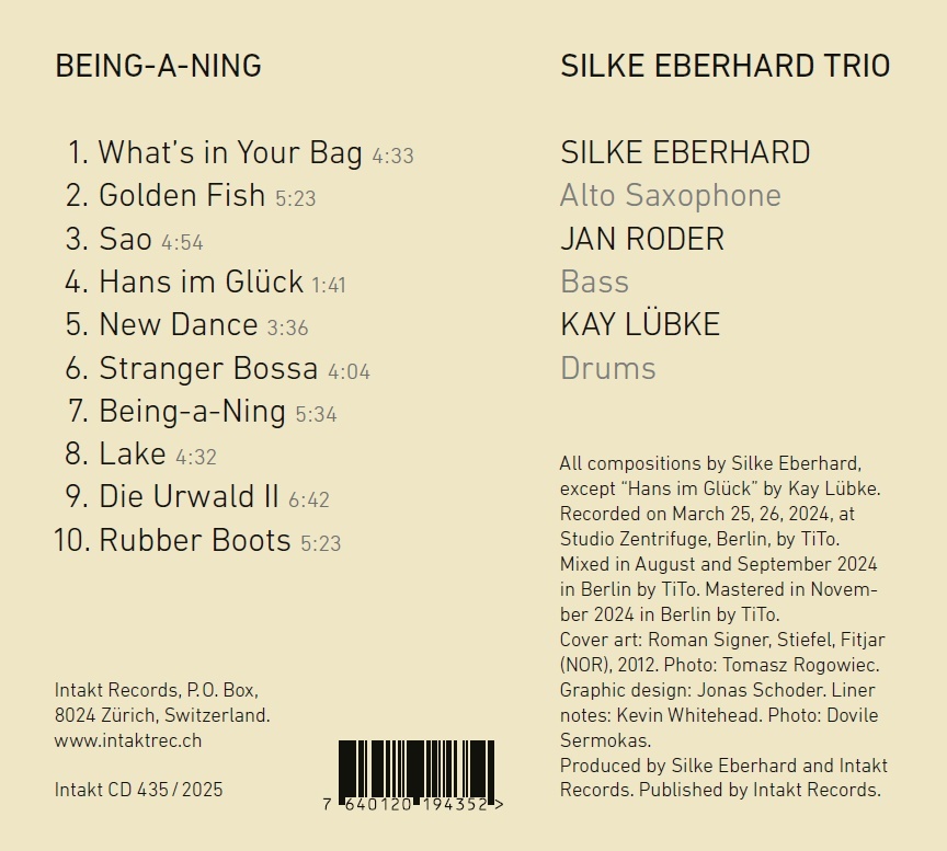 Silke Eberhard Trio: Being-A-Ning - slide-1