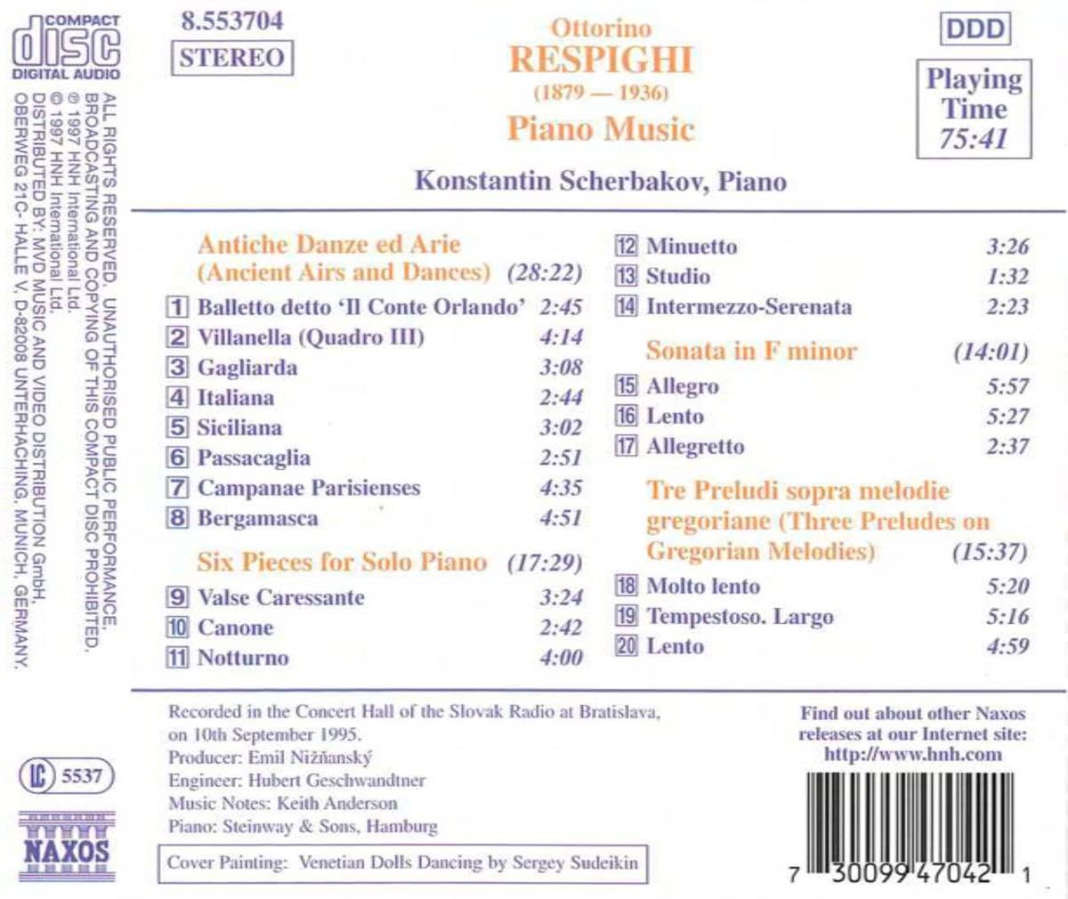 RESPIGHI: Piano Music - slide-1