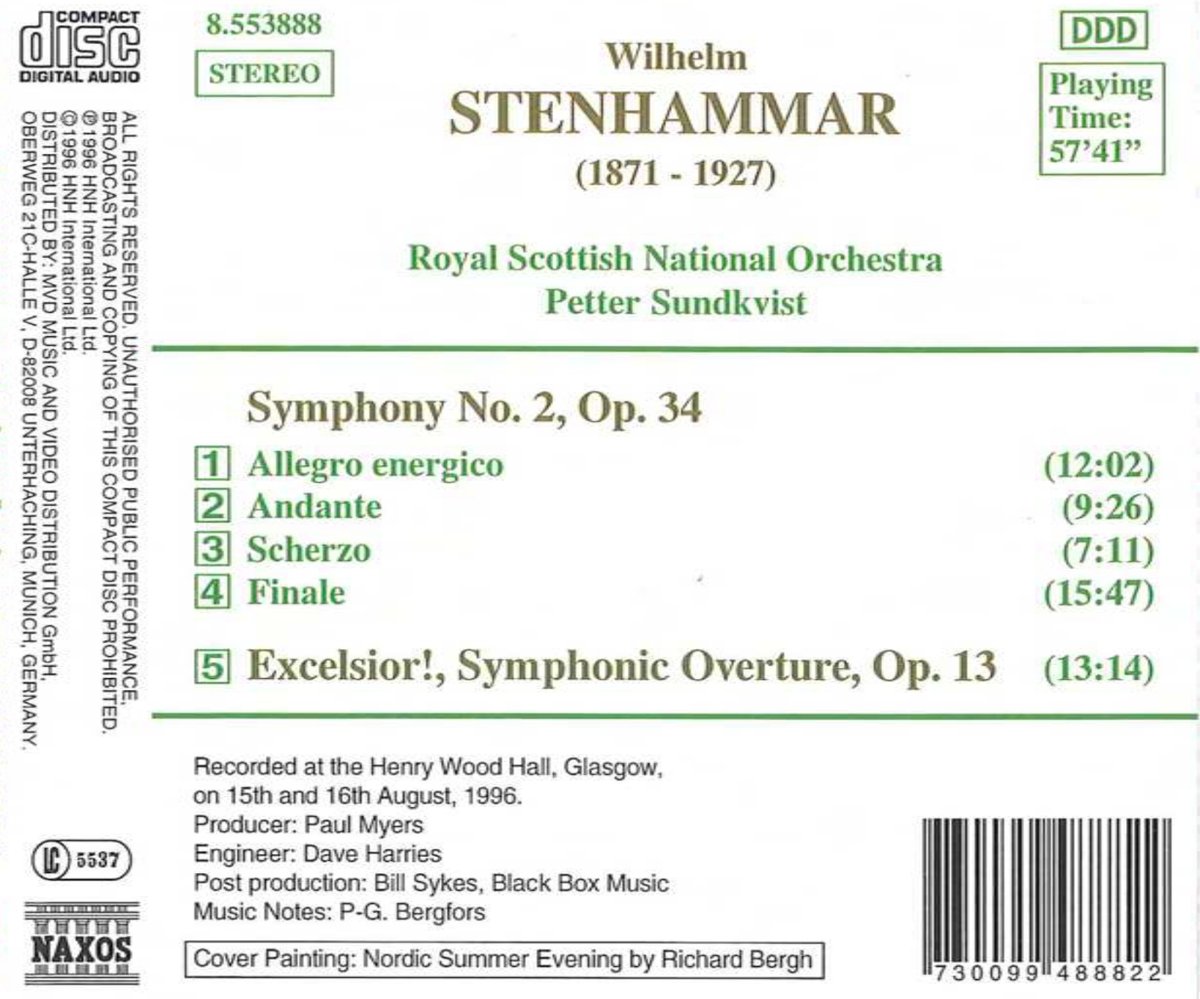 STENHAMMAR: Symphony no. 2 "Excelsior" - slide-1