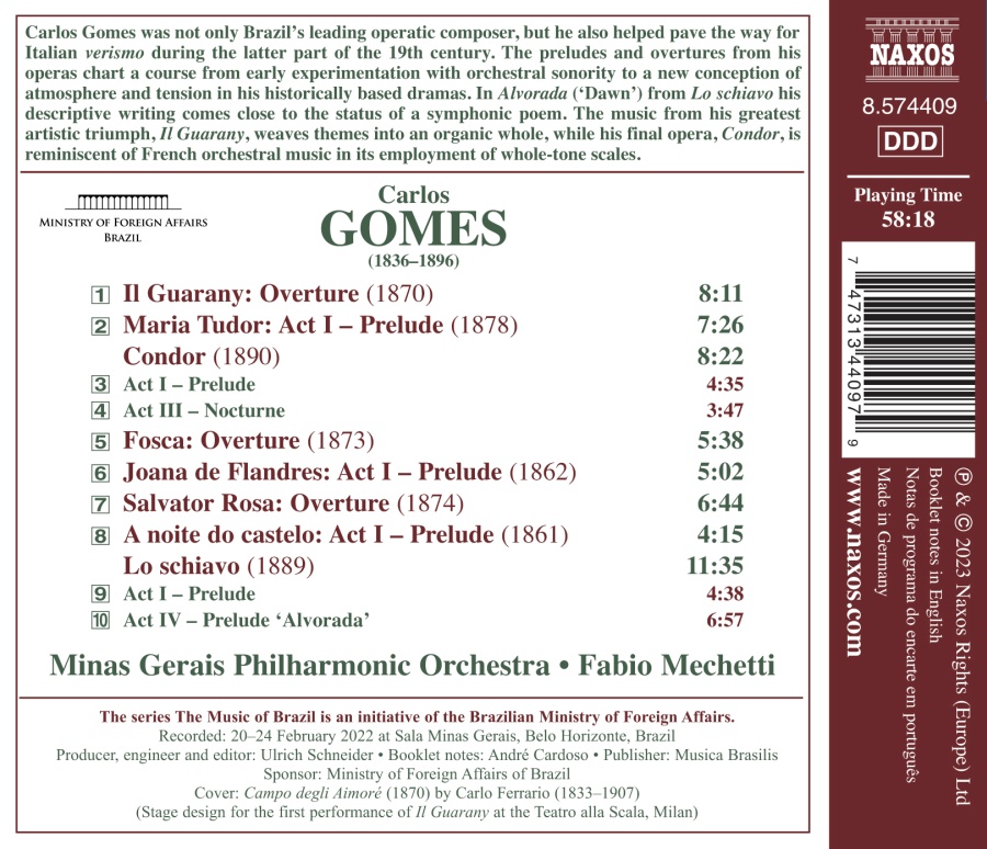 Gomes: Opera Overtures and Preludes - slide-1