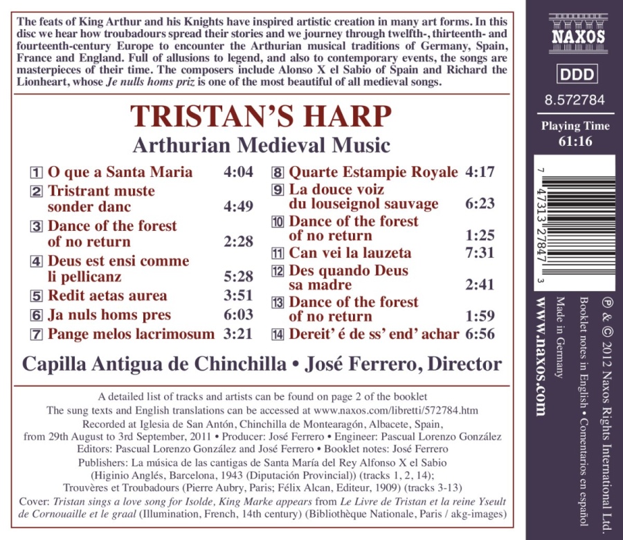 Tristan's Harp - Arthurian Medieval Music - slide-1