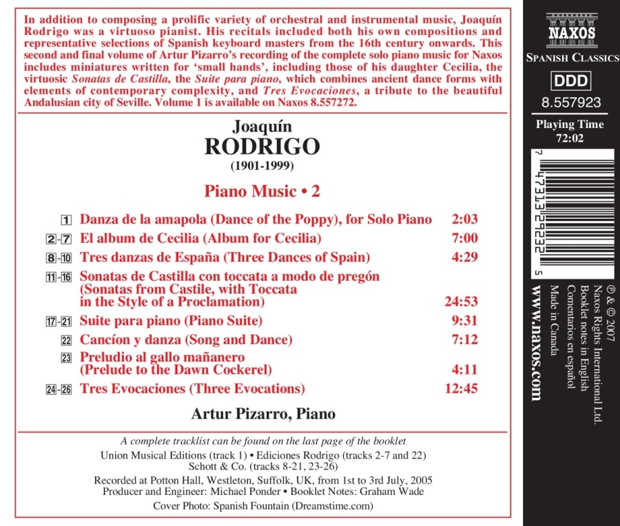 Rodrigo: Joaquín - Piano Music Vol. 2 - slide-1