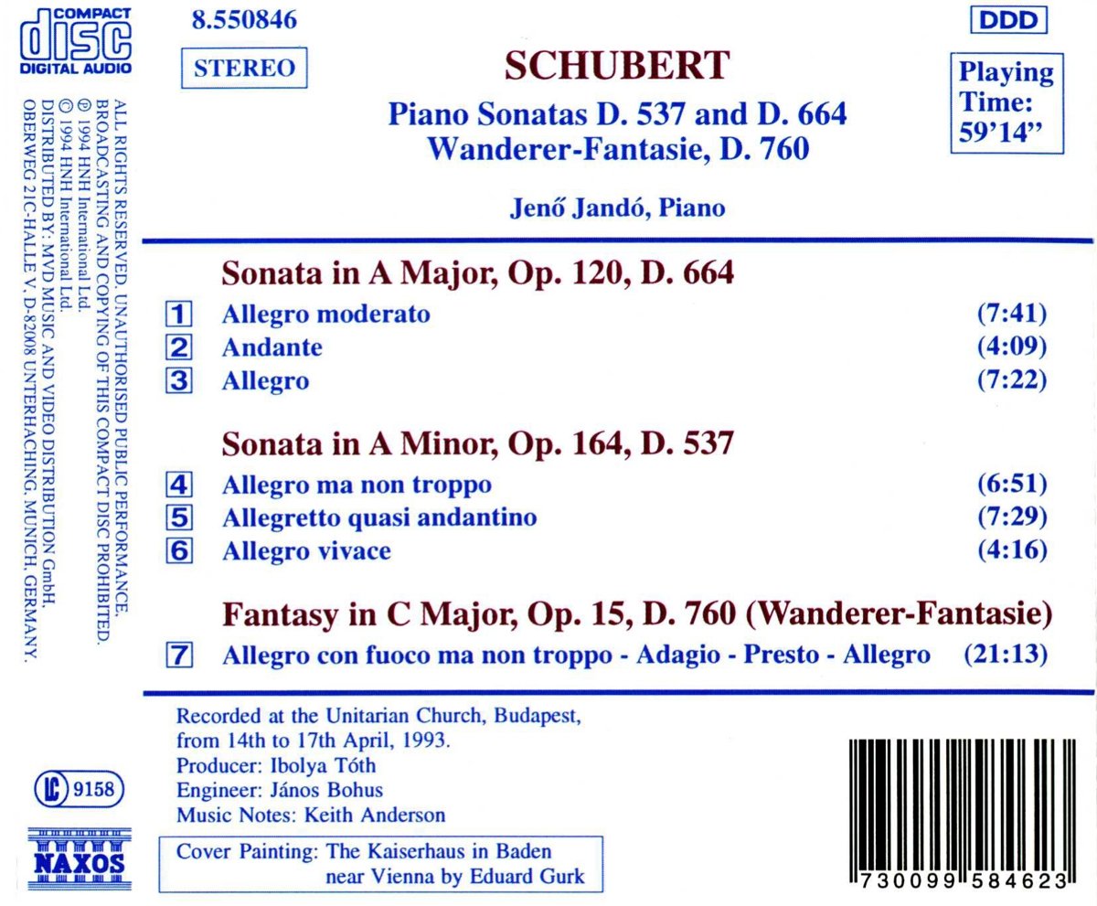 SCHUBERT: Piano Sonatas - slide-1