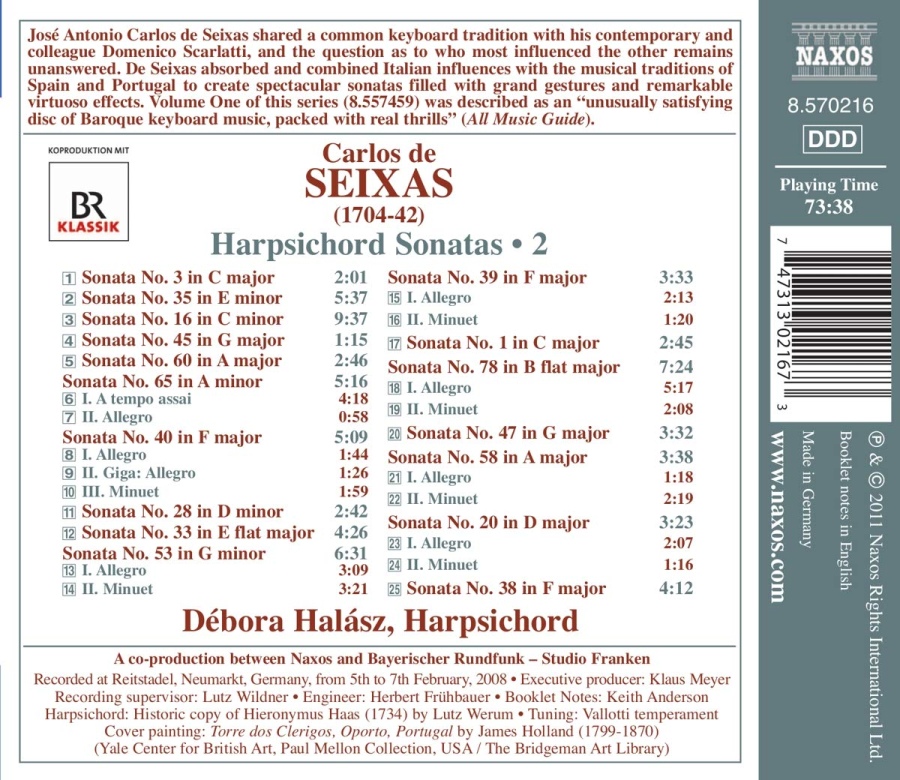 Seixas: Harpsichord Sonatas • 2 - slide-1