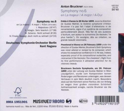 Bruckner: Symphony no. 6 - slide-1