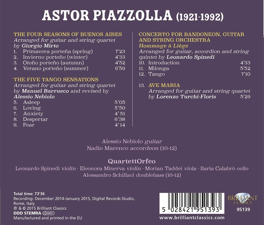 Piazzolla: El Otro Astor, Music for Guitar and Strings - slide-1