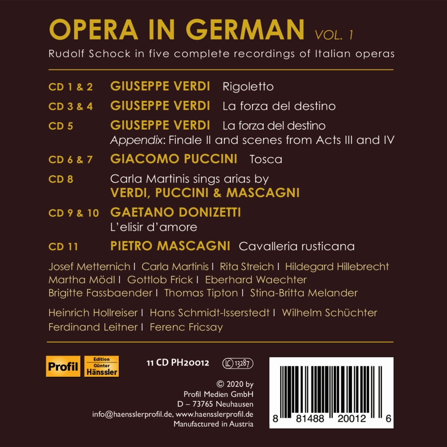 Rudolf Schock In Five Italian Operas - slide-1