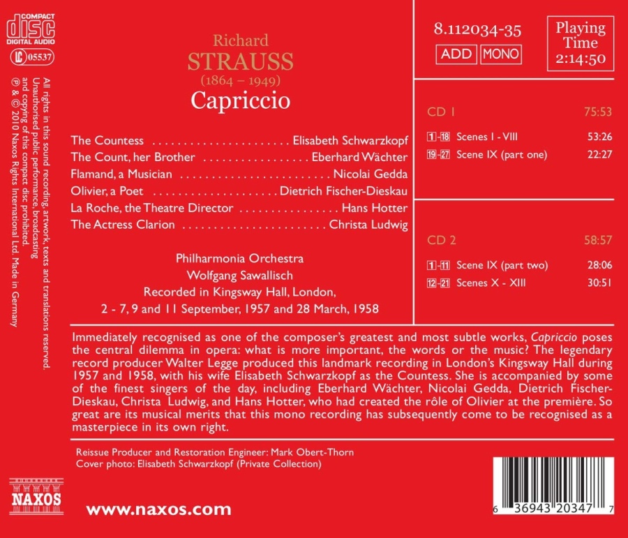 Strauss: Capriccio, nagr. 1957-58 - slide-1