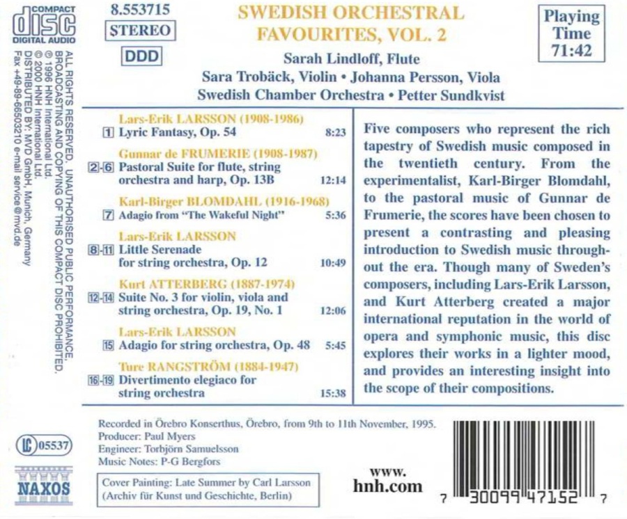 Swedish Orchestral Favourites, Vol. 2 - slide-1