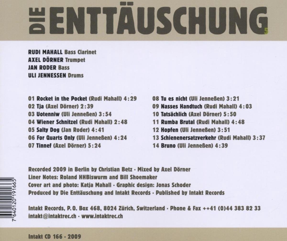 Mahall/ Dörner/ Roder/Jennessen: DIE ENTTÄUSCHUNG 5 - slide-1
