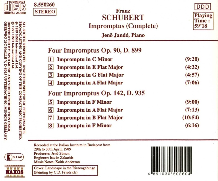 Schubert: Impromptus (Complete) - slide-1