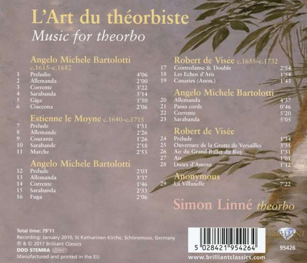 L'Art du Théorbiste Music for Theorbo - slide-1