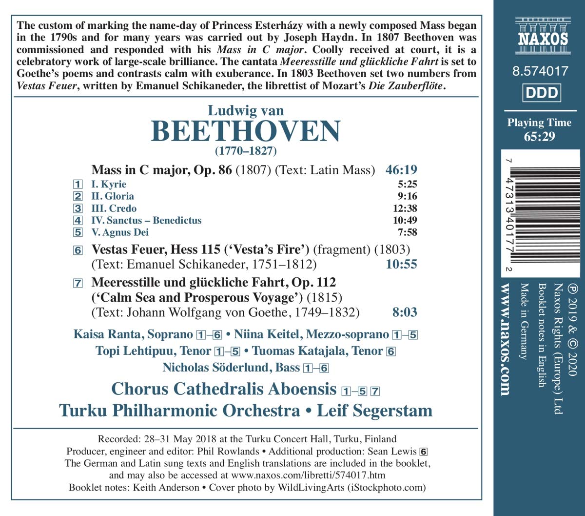 BEETHOVEN: Mass in C major - slide-1