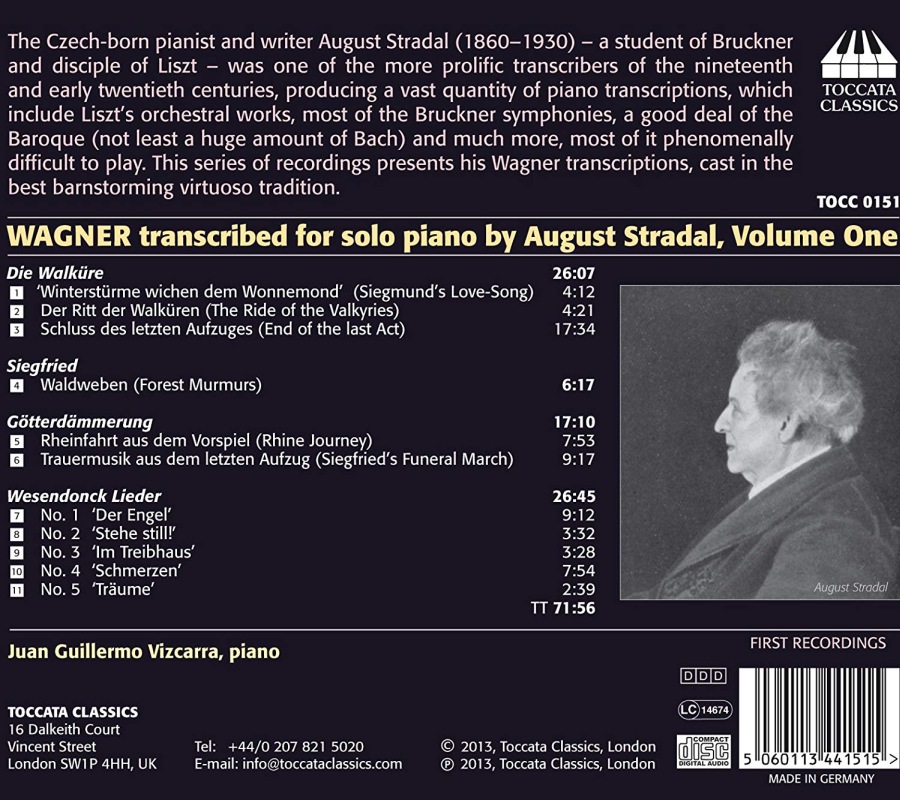 Wagner: Transcriptions for solo piano by August Stradal Vol. 1 - slide-1