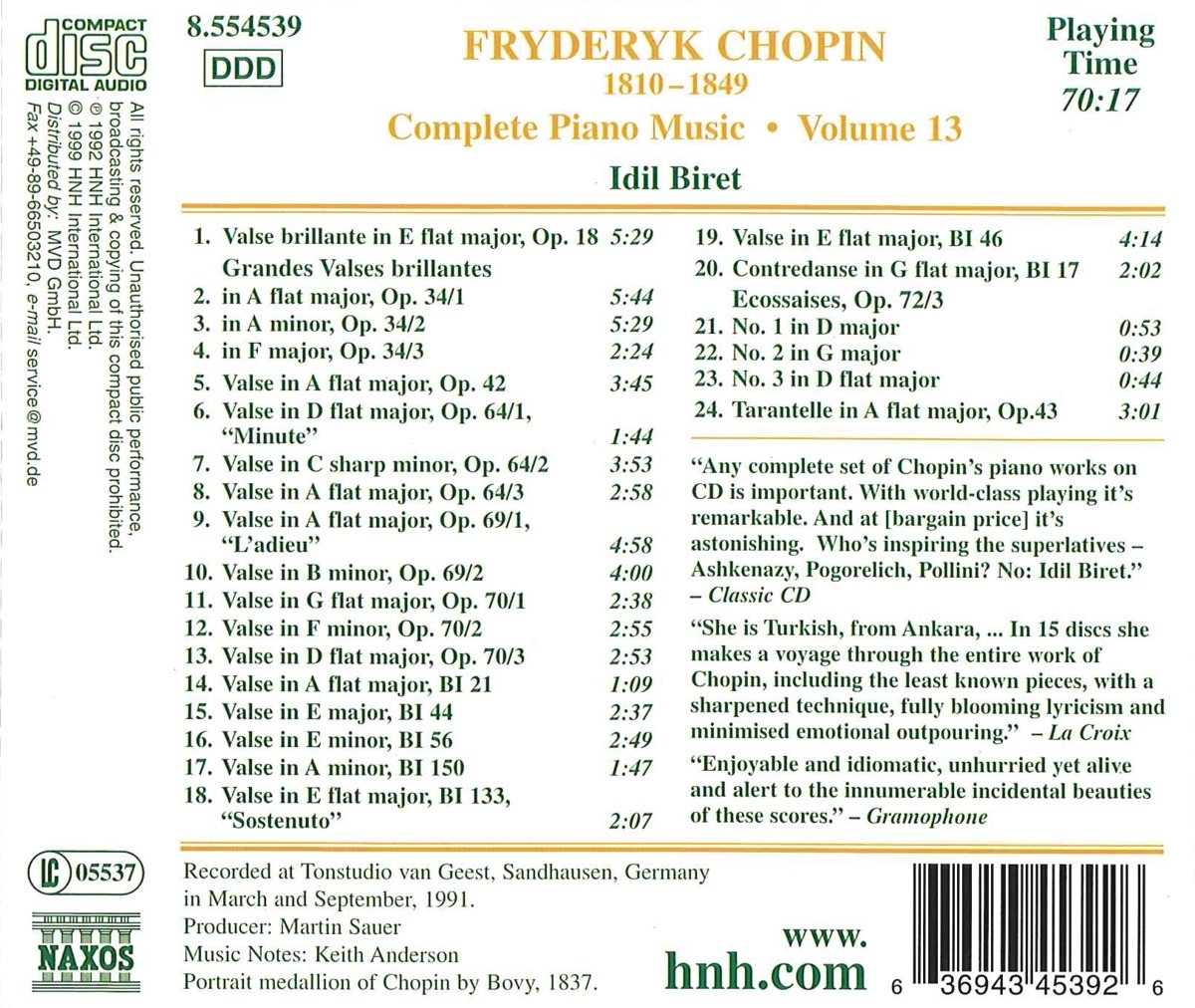 CHOPIN: Piano Music - Waltzes - slide-1