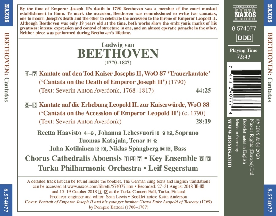 Beethoven: Cantatas - slide-1