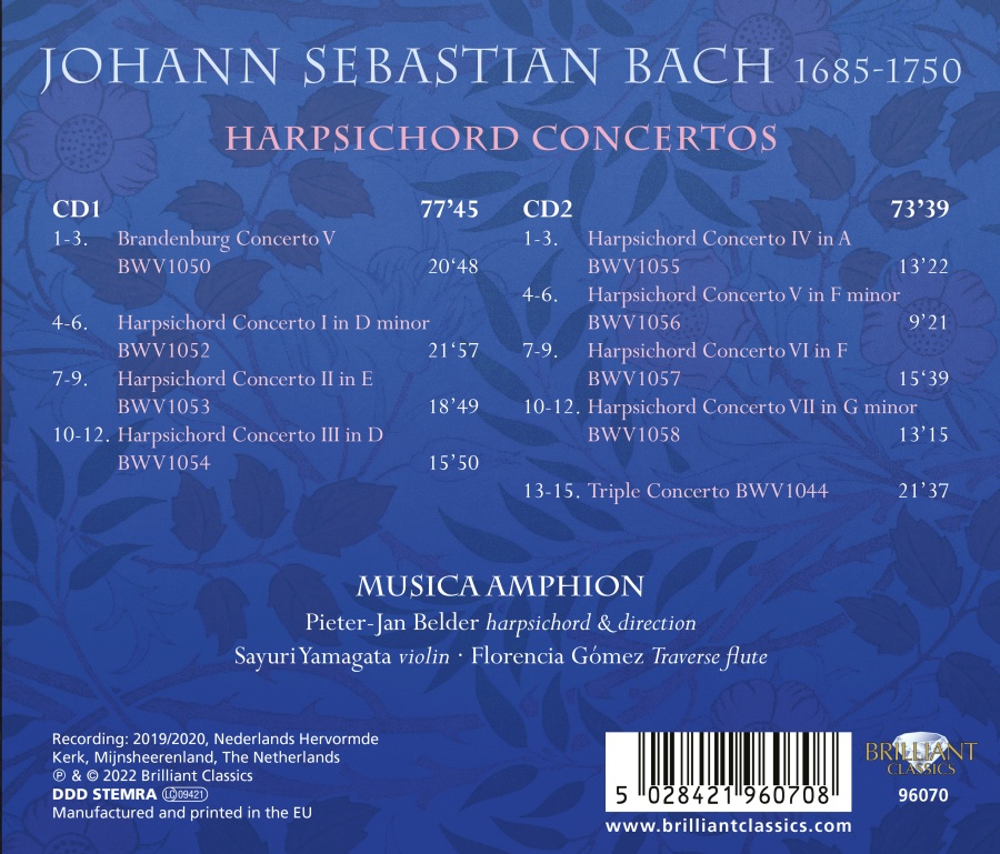 Bach: Harpsichord Concertos - slide-1