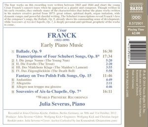 Franck: Early Piano Music - Ballade, Fantaisie sur deux airs polonais, ... - slide-1