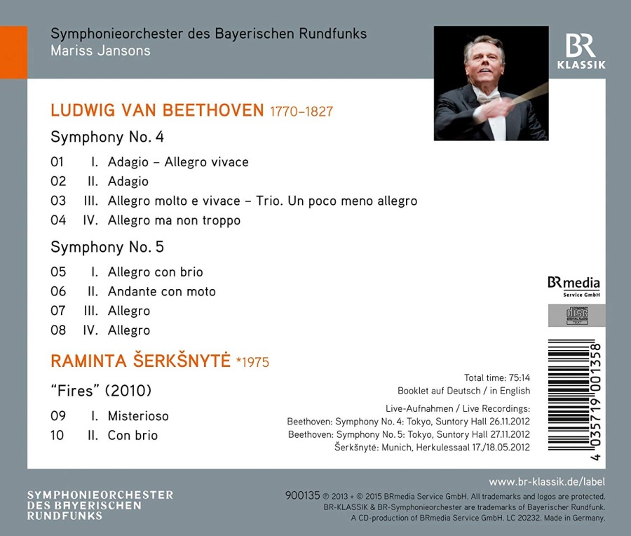 Beethoven: Symphonies Nos. 4 & 5; Šerkšnytė: Fires - slide-1
